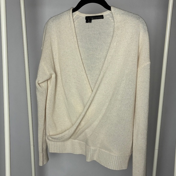 360 Cashmere Wrap-Front Sweater – 100% Cashmere - Picture 1 of 6